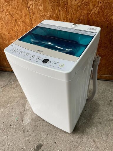 J0102　ハイアール洗濯機　4.5㎏　2018年