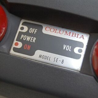 オーディオ ジャンク COLUMBIA レコードプレイヤー SE-8 てんとう虫 赤 