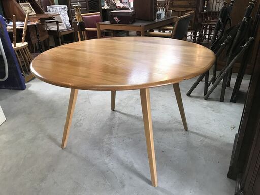 期間特売☆展示品☆ERCOL アーコール ダイニングテーブル Plank Table プランクテーブル アッシュ材 29万 4人用