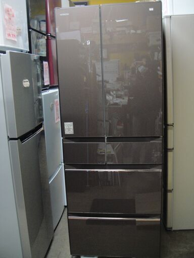 今だけチャンス！「ジモティー」見たよ！で通常特価109,978円より10,000円引きの99,978円!  2018年製　日立冷凍冷蔵庫R-HW60J(XH)　602L　大型冷蔵庫　自動製氷機