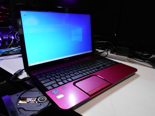 ノートパソコン 東芝 Dynabook Windows10 64Bit CPU i7-3630QM メモリ8GB SSD120GB Office2016付 [取引中]