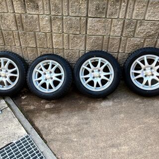 2020年製　ダンロップ　タイヤ　ホイール　4本　セット　155/65R14　ウインターマックス WM02 　スタッドレス　　※手渡しOK