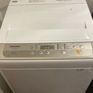 ☆2018年製☆美品☆中古☆ Panasonic ６kg お手入れしやすい「抗菌加工 ...