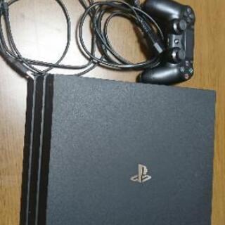 PS4PRO 本体とコントローラ 中古の画像