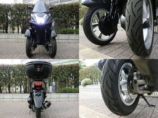 ★普通免許仕様トリシティ125ワイドトレッド！LED/大型トップケース/社外スクリーン★東京/大田区【下取OK】 ☆普通免許仕様トリシティ125ワイドトレッド！LED/大型トップケース