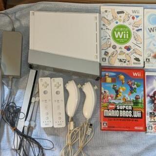 値下げしました  wii 本体＋ソフト4枚