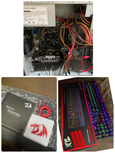 再投稿の為値下げしました！】ゲーミングPC/i5とREDRAGONキーボード