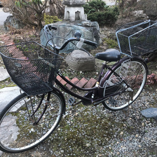 【ネット決済】自転車26インチ　タイヤ交換済