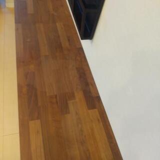 【リビングデスク＆キャビネット】　IKEAキッチン用ワークトップ使用