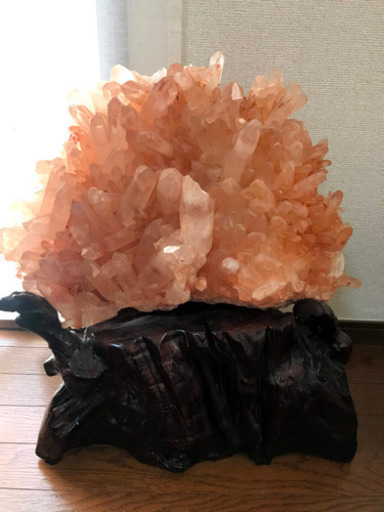 パワーストーン原石 タンジェリンクォーツ クリスタル オレンジ
