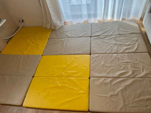 プレイマット6枚セット 90 90cm 一枚 2つ折り 正方形 防音マット 山善 Mtaka 大田の家電の中古あげます 譲ります ジモティーで不用品の処分