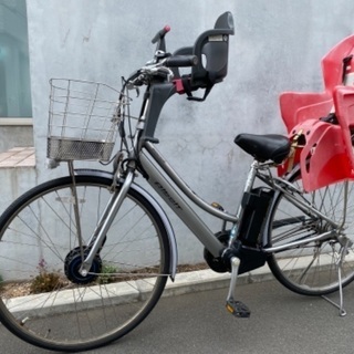 【ネット決済】電動自転車　26インチ　チャイルドシート付き