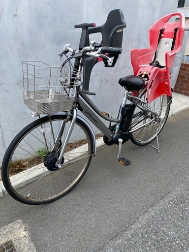 パナソニック 2018 ティモS 26型 16Ah 電動アシスト自転車 マットオリーブ 動作確認済み美品 配送不可 パナソニック 2018 ティモS 26型 16Ah 電動アシスト自転車 マット