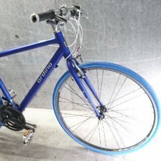 自転車中古クロスバイク ordina BRIDGESTONE シフト変速3×8 タイヤ700 