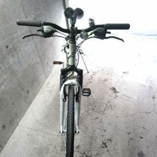 自転車中古クロスバイク ordina BRIDGESTONE シフト変速3×7 タイヤ700