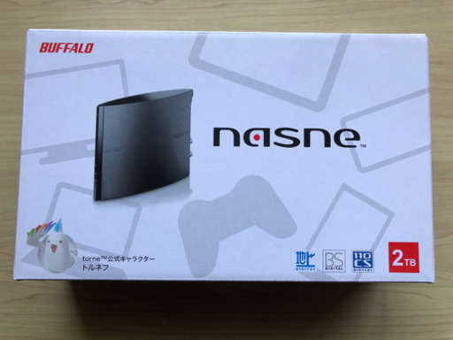 ラウンド BUFFALO nasne ナスネ 2TB 新品未開封品 HDD専用レコーダー