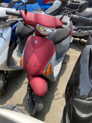 SUZUKI レッツ4 赤色　福岡市南区