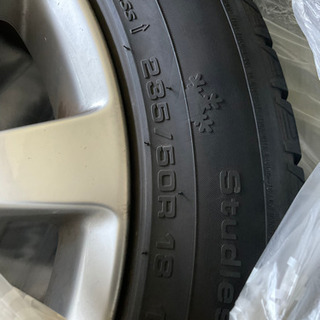 旧型レクサスLS用　冬タイヤ付純正ホイール