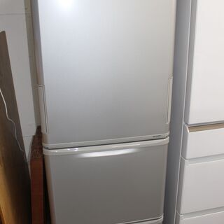 美品!3ドア SHARP シャープ 冷凍冷蔵庫(SJ-W352E-S) 19年製 350L