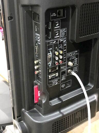 札幌近郊　送料無料　SHARP シャープ 46インチ液晶テレビ LC-46SE1 46型 フルハイビジョン LED AQUOS アクオス 電源ケーブル リモコン付