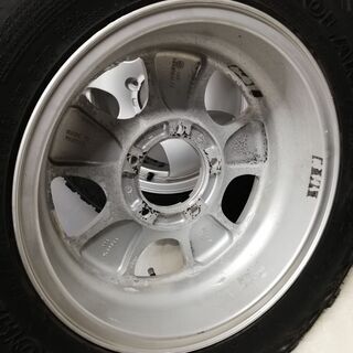 ★ノーマルタイヤ・ホイール 4本セット★ 185/85R16 8PR ヨコハマタイヤ GEOLANDAR M/T G003 2017年製 16x5.5J 5H -139.7 ジムニー　～横浜市旭区 ズーラシア近く～