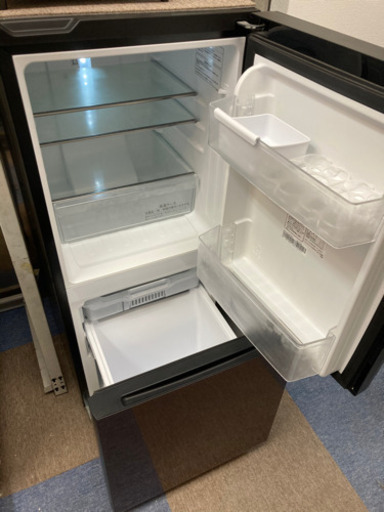 【都内送料無料】 高年式 ハイセンス ガラストップ冷凍冷蔵庫 HR-G13A-BR