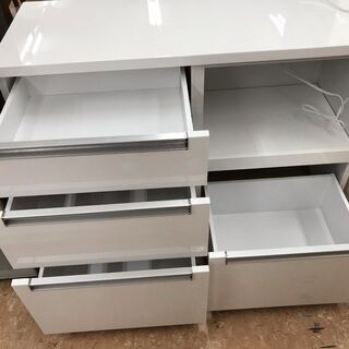 【引取限定】キッチンレンジボード　白 ホワイト【小倉南区葛原東】