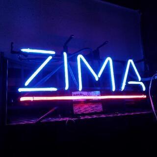 ZIMA ネオンサイン 青色