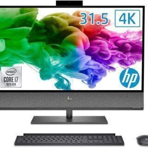 在庫無くなりました。【MS Office H\u0026B 2019搭載】HP 液晶一体型パソコン インテル Core i7/16GBメモリ/512GB SSD/2TB HDD NVIDIA GeForce RTX 2070 with Max-Q design 31.5インチ UHD 4K ディスプレイ