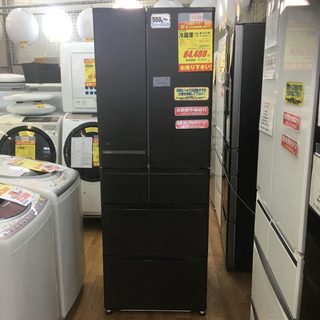 三菱 MR-JX52A-RW1 517L 6ドア冷蔵庫（未使用、美品）2017年式