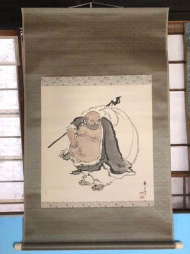掛け軸　達磨？