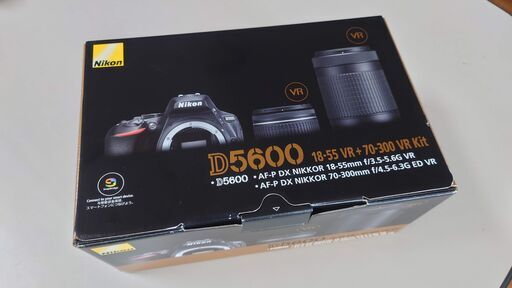 【取引が完了しました】Nikon  D5600  18-55VR + 70-300VR Kit (中古)