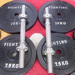 ファイティングロード ダンベルセット 60kgセット 片手30kg×2個