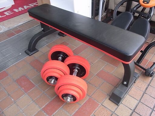 リーディングエッジ ベンチ ラバーダンベル 30kg×2個セット 60kg