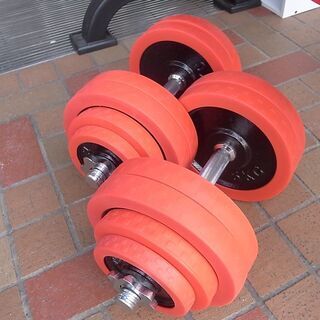 リーディングエッジ ベンチ ラバーダンベル 30kg×2個セット 60kg
