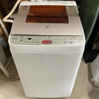 【中古品】SHARP 5.5kg 洗濯機