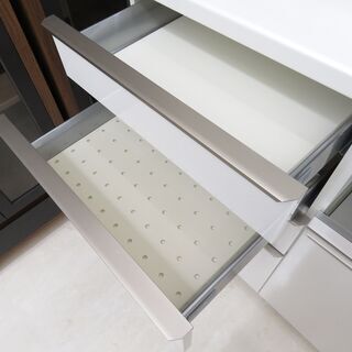 北海道/千歳市 パモウナ スーペリア VIシリーズ 食器棚 大型 ホワイト 幅約100㎝×奥行約50㎝×高約203.5㎝ 近郊配送/店頭でのお受渡し大歓迎!