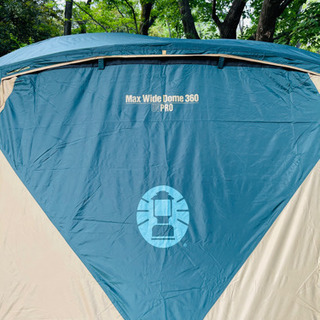 売り切れました💦美品　希少品　6〜8人用テント　コールマン　Max wide dome 360