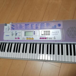 中古　CASIO　光ナビキーボード　LUCE　LK-103