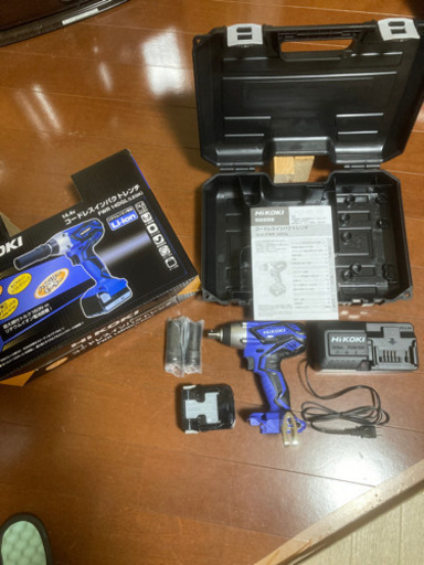 (購入決定)HiKoki 14.4V コードレスインパクトレンチ　新品