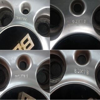 商談中、BBS RG-R 希少18インチ RG703 18×8J 2本 RG704 18×9J 2本