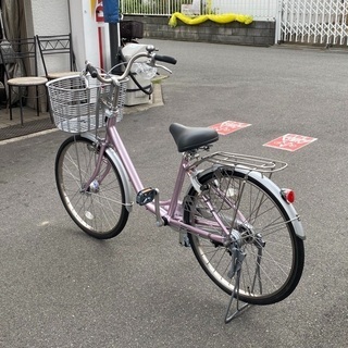 中古車　ブリヂストン カルーサ　24インチ　アルミフレーム　LEDライト　美品 中古車 ブリヂストン カルーサ 24インチ アルミフレーム LEDライト 美