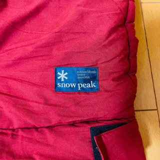 売り切れました💦Snow Peak セパレートシュラフオフトンワイドチェック　BD-009