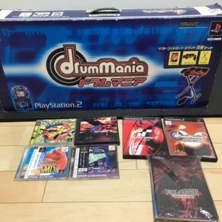 PS2ソフト・PSソフト・ドラムマニアコントローラ