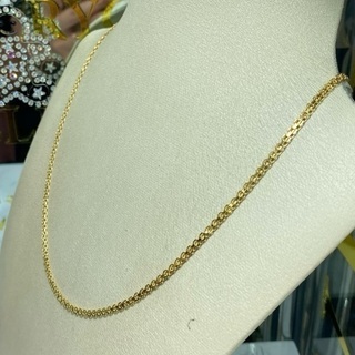 中古品】K18 デザインネックレス10.6g 50cm［96］