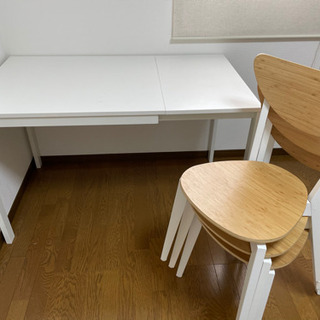 【ネット決済】IKEA＊ダイニングテーブルチェアセット