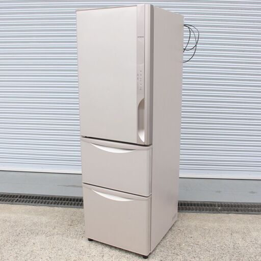 T975) HITACHI 日立 ノンフロン冷凍冷蔵庫 R-K320FVL 315L 幅54.0cm 15年製 冷蔵庫 急速冷凍 真空チルド