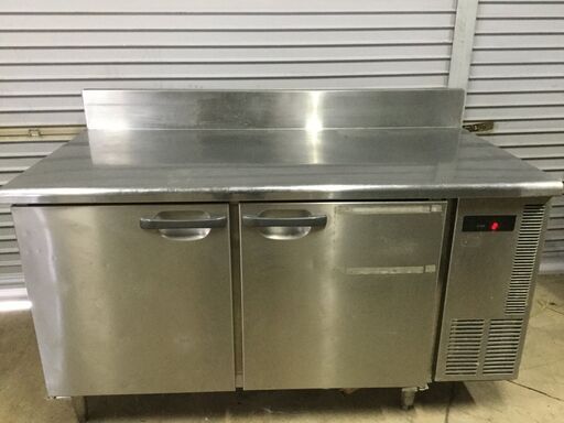 ホシザキ 台下冷蔵庫 コールドテーブル 業務用 厨房 バックガード付き キッチン 作業台 2ドア