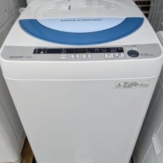 洗濯機 シャープ 2015年 5.5kg ES-GE55P💳自社...