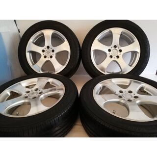 ★希少★ 235/55R18 DUELER 2012年 6.5山 WORK (LS18)  5H -114.3 OFF 48 ハリアー レクサス 4本セット  ～横浜市旭区 ズーラシア近く～